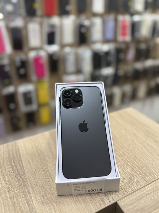 Iphone 14 Pro Max/ Black / 128Gb / 100%Baterie / Garantie 12 luni