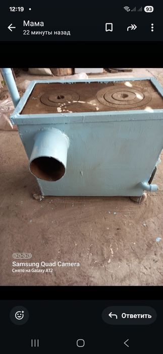 Продам уголный печь