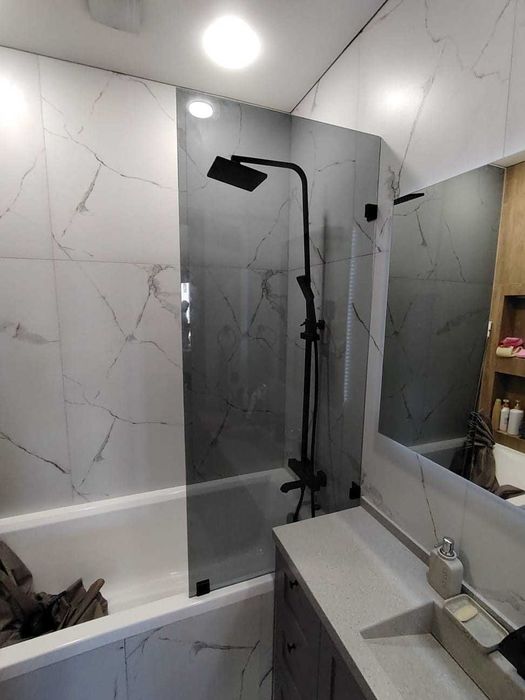 Стеклянная шторка на ванну | Алматы | красиво и надёжно