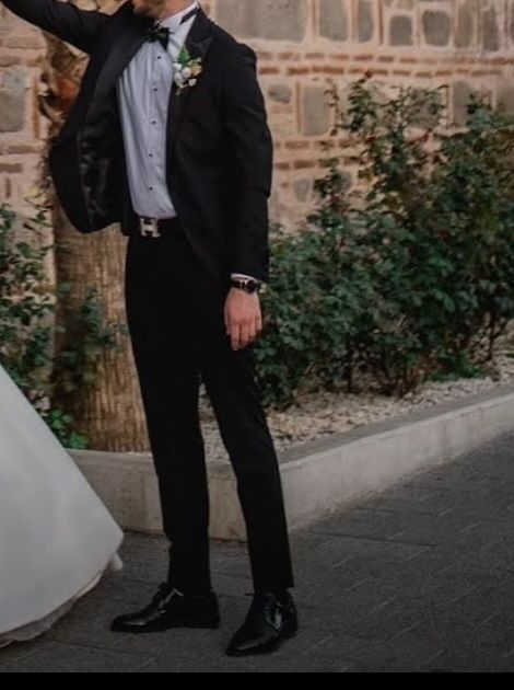 Мъжки елегантен костюм (тип:смокинг)