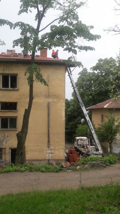 Услуги с автовишка и мебелен лифт 19 и 33 метра !!! Вишка ; Хаспел !