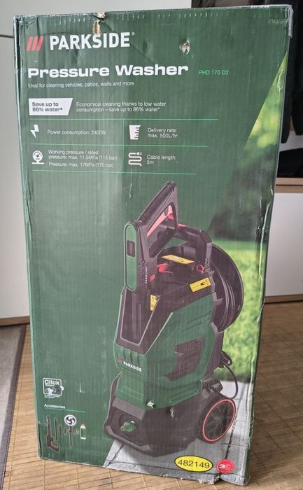 Aparat spalat cu presiune Parkside 170bar 2400 W