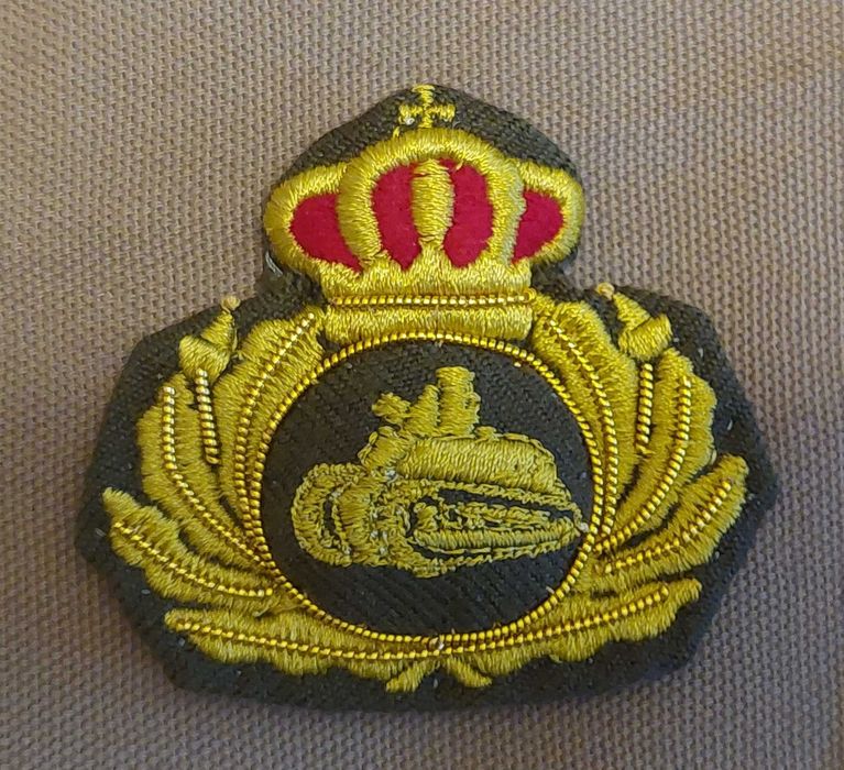 Emblema regalista ww2 pentru sapca, cascheta,  chipiu subofiter