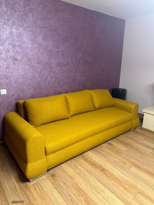 Set canapea extensibila cu 2 fotolii, comoda TV