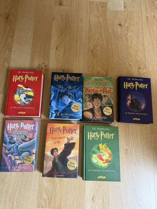 Set 7 cărți Harry Potter - J.K. Rowling - noi