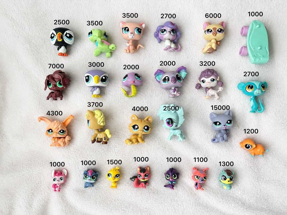 Винтажные фигурки LPS, littlest pet shop
