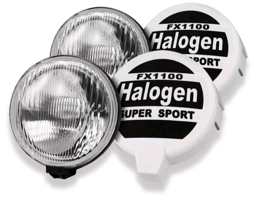 4x4 8" inch Giant 12v Driving Spot Lamps Rally Covers Offroad Flood