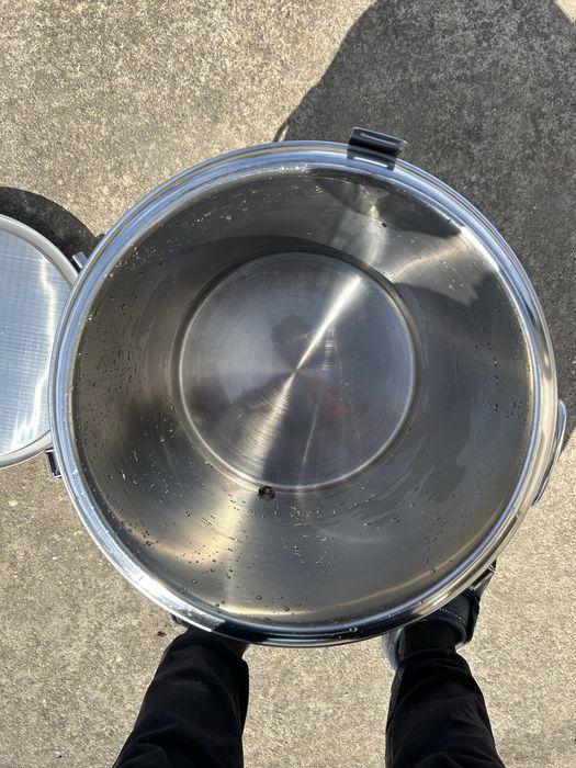 Инокс съд 50L с кран и филтър | за бира, вино, раки | неръждаем