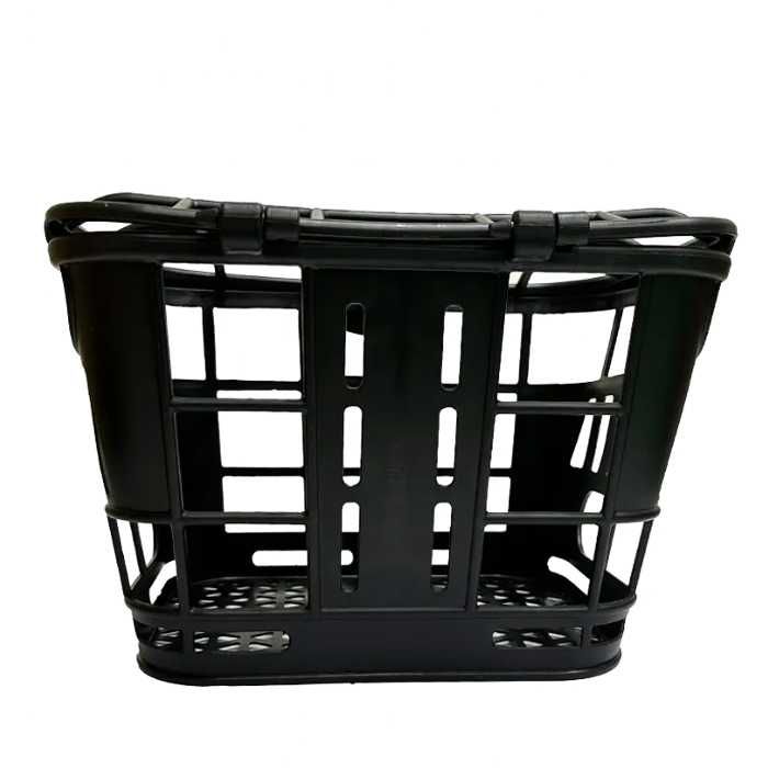 Кошница за велосипед с капак Mercado Trade, PVC, Черен