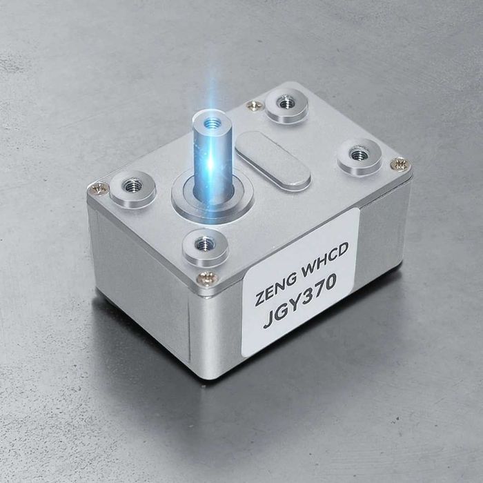 Motor cu reductor 12V GY-370 – Motor cu melc turație mică cuplu mare