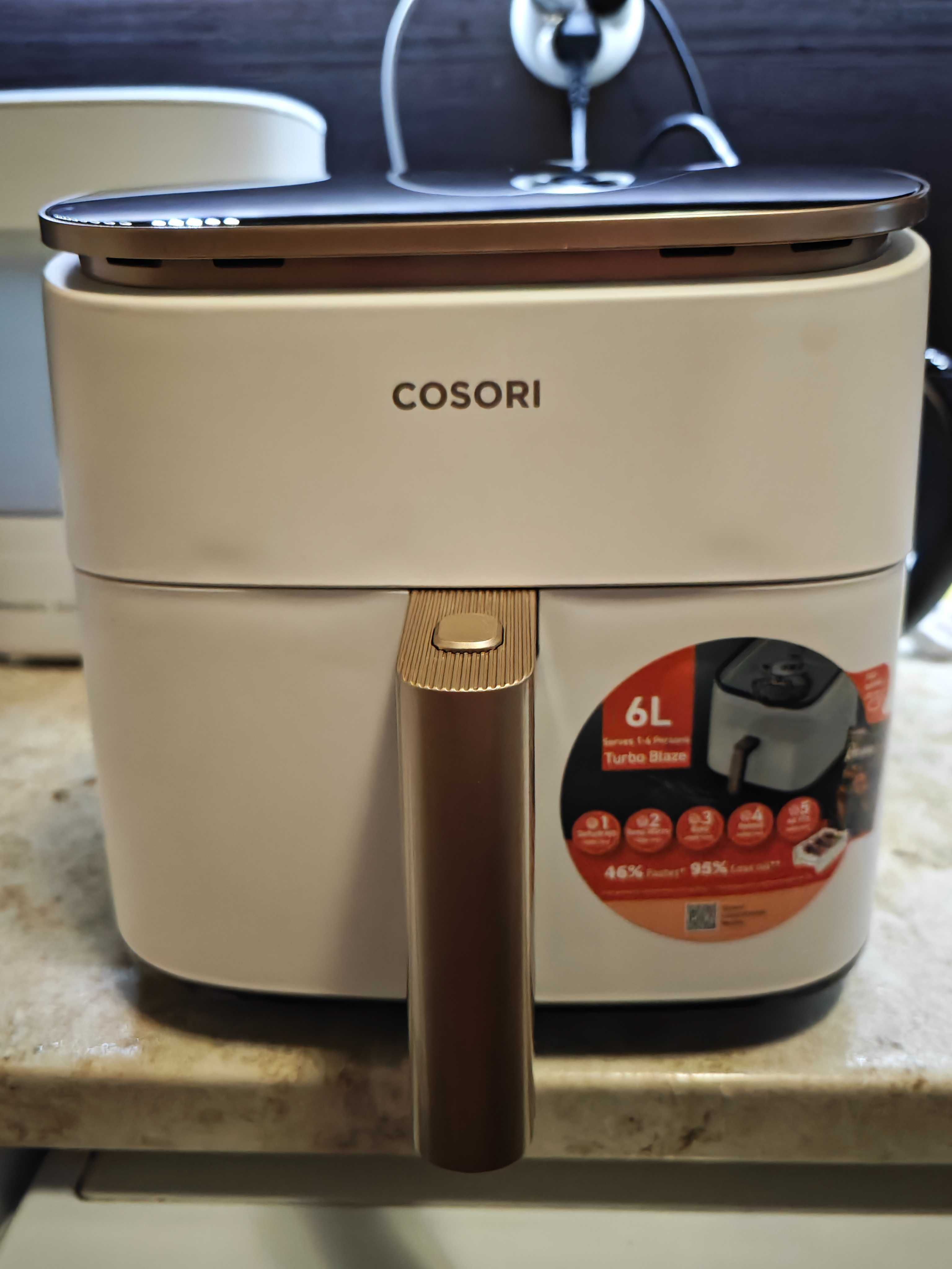 Фритюрник с горещ въздух Cosori TurboBlaze CAF-DC602, 6L, Бял гр. Стара  Загора Опълченски • OLX.bg