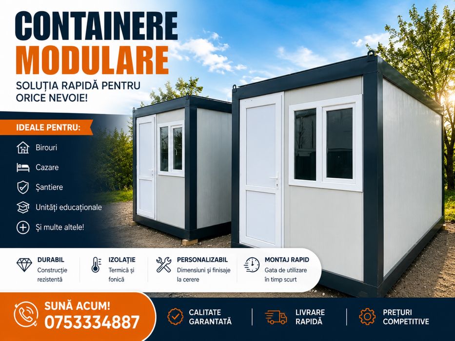 Container birou Container de santier Container vestiar Container sanitar de locuit Container standard Producatori Containere