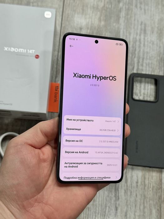 Xiaomi 14T 256 GB 12+12 GB Ram Dual Sim Отличен Гаранционен