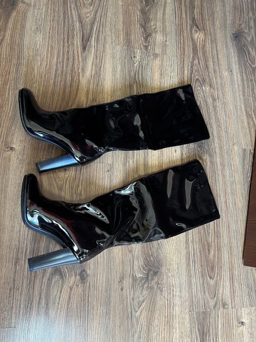 Новые лаковые сапоги 36 р