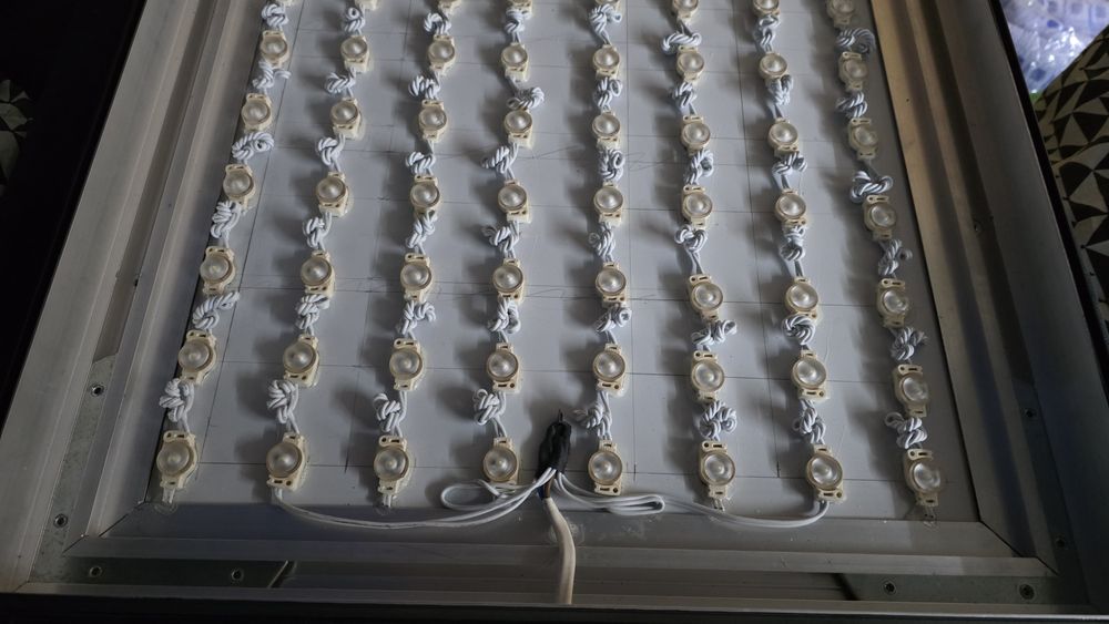 Panou iluminare LED SMD alb rece[retail professional] rama aluminiu ex