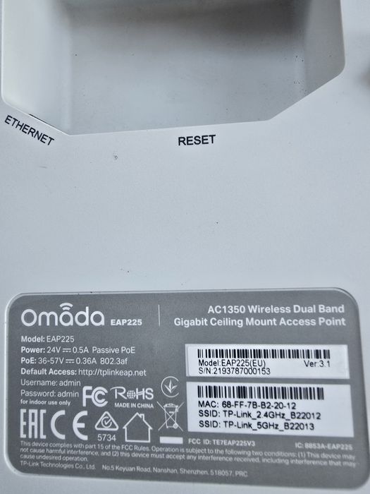 Access point Omada Eap 225