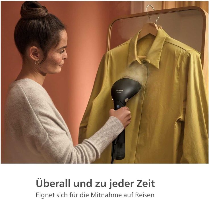 ПРОМО Нов 2г Гаранция Вертикален Ръчен Уред за Гладене с Пара Ютия Philips STH7060/80, 1500W