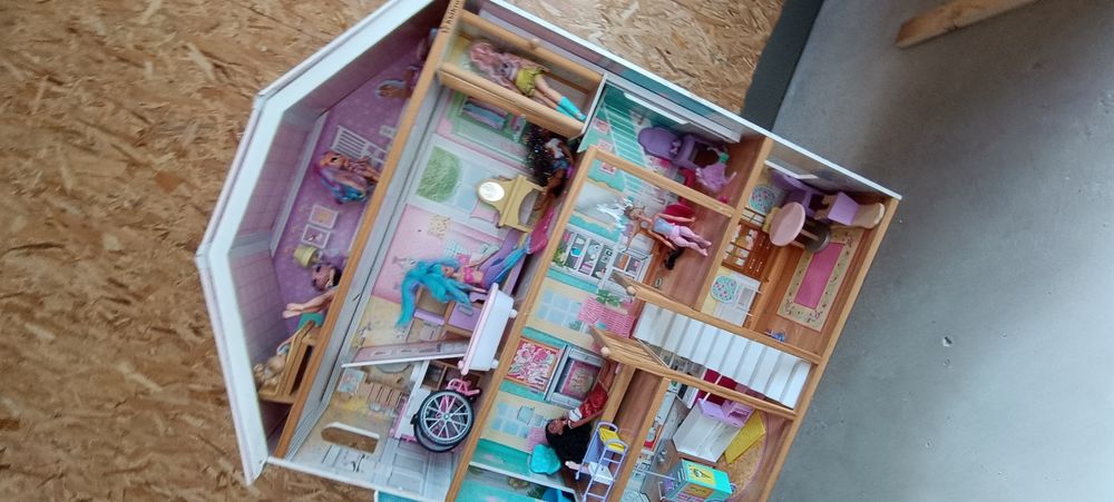 Casuta de papusi Grand View Mansion cu EZ Kraft Assembly™ - Kidkraft