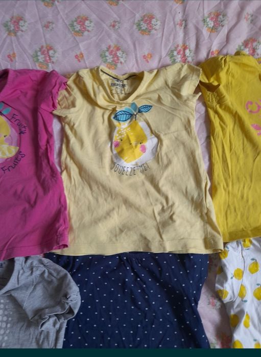 lot 9 tricouri 2 4 ani 98 104 fata fetita lupilu lidl bumbac gradinita