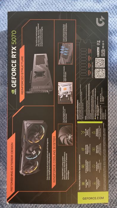 Placa video GIGABYTE RTX 5070 GAMING OC, 12GB GDDR7, 192-bit