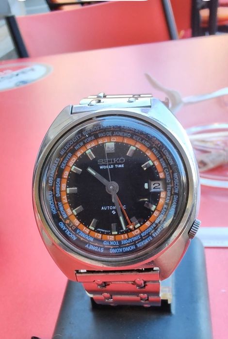 Seiko automatic World Time Gmt. Servisat
