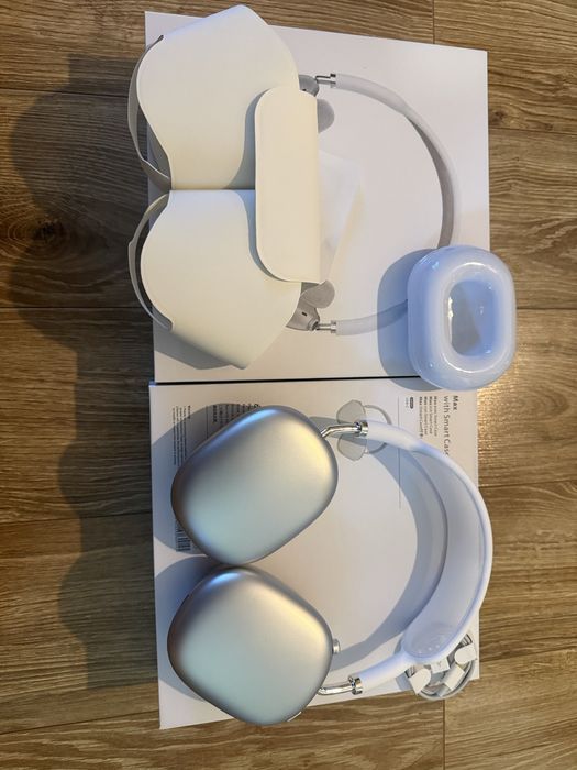 Casti tip AirPods Max UA ANC Albe