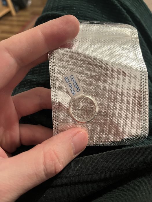Кольцо серебро 925 проба