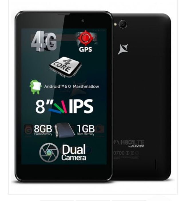 Tableta Alview H801 LTE  sim , GPS, 8"