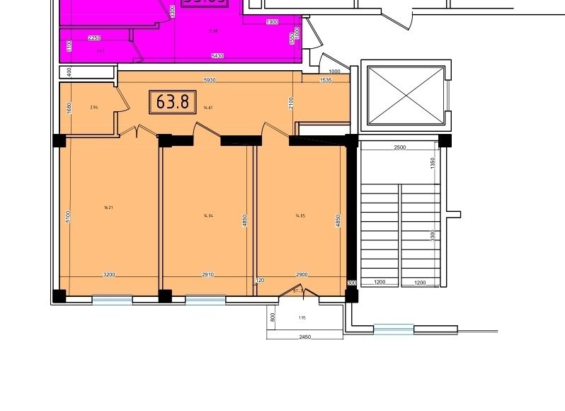 Шайхонтохур р-н,Кўкча-оқтепа,Навостройка дом,2/3/9,S=70кв.м.,
