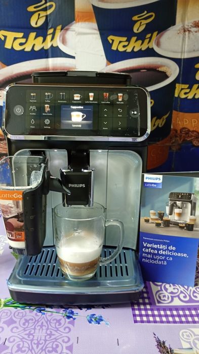 Expresor cafea Philips LatteGo 5400, 5500 câteva cafele, cana noua!!