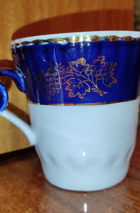 Бокалы чайные кобальтовые