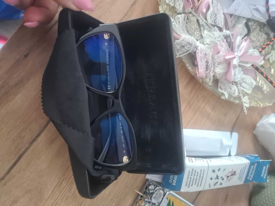 Очила със диоптер на versace със кутия чисто нови