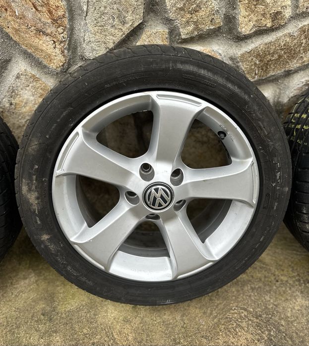 Джанти с гуми 16 цола / VW / Audi / Skoda / Seat/195 55 16 лети джанти