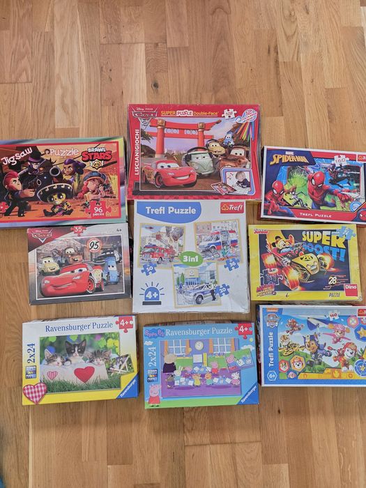 Детски пъзели 3,4, 5, 6+, Spiderman Ben Ten Paw patrol, Car
