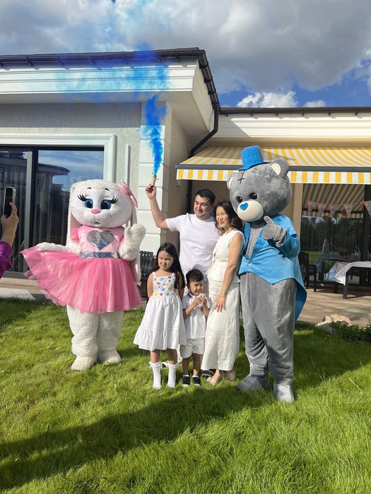 МИШКИ ТЕДДИ/ЗАЙКА/аниматоры/ поздравление