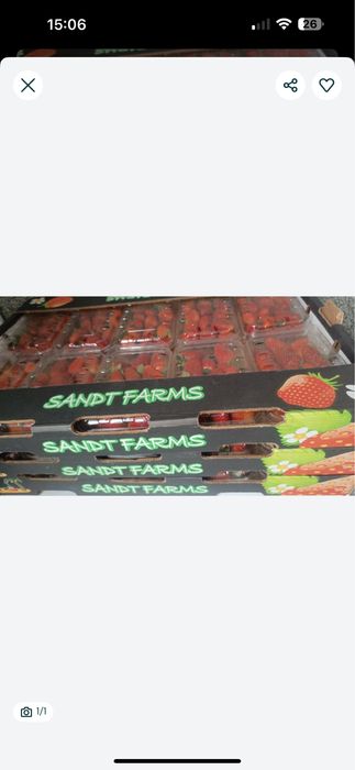 Клубника свежая срочно