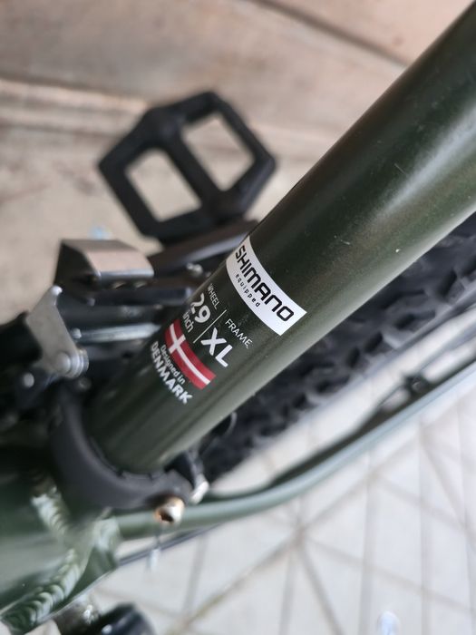 29 цола XL рамка 2x9 Shimano Cues 2025 Алуминиев Датски велосипед X-zite