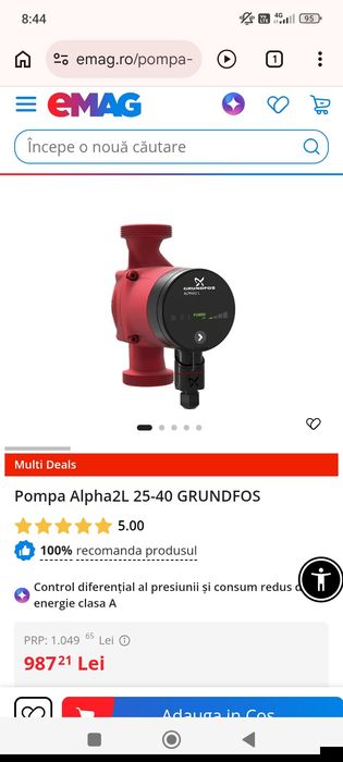 Pompa de recirculare+controler