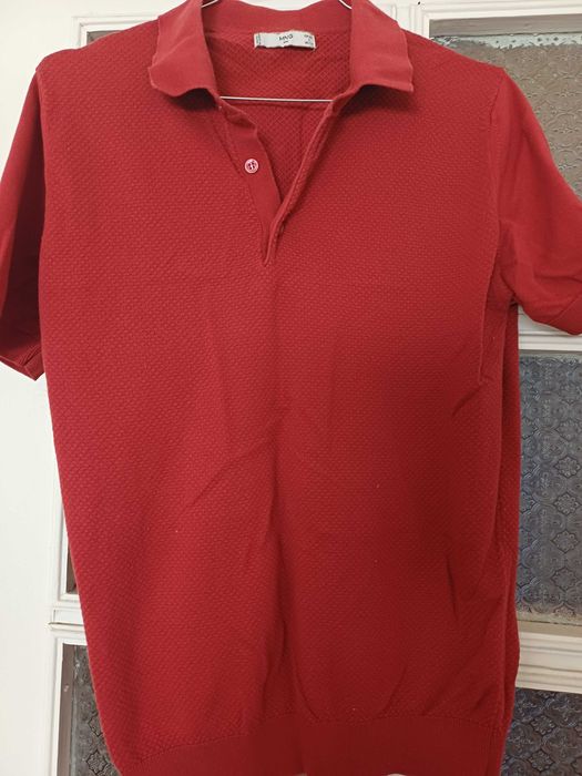 Мъжка блуза,къс ръкав,с яка,маркова