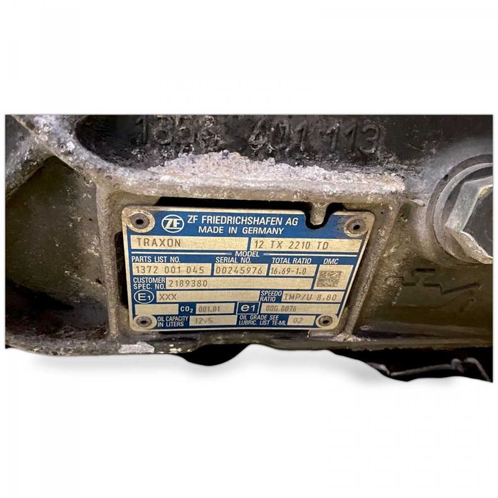 Cutie de Viteze DAF 2189380 -Piese de schimb Daf