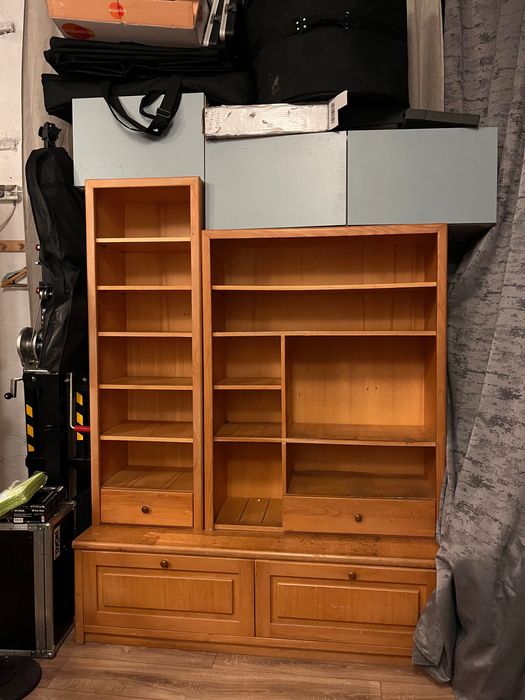 Biblioteca lemn masiv