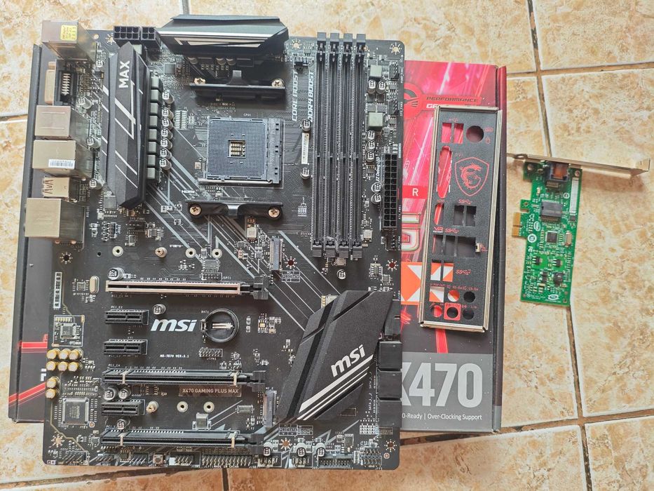 Дъно MSI X470 Gaming Plus Max AM4 DDR4