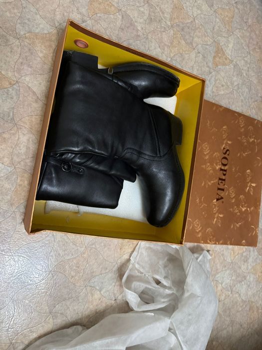 Сапоги кожа цигайка