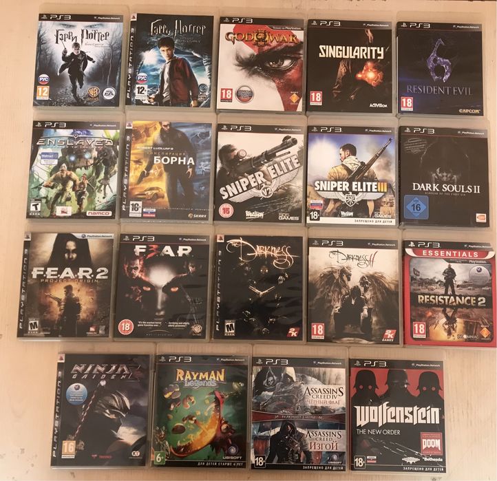 Игры PlayStation 3 Цены разные