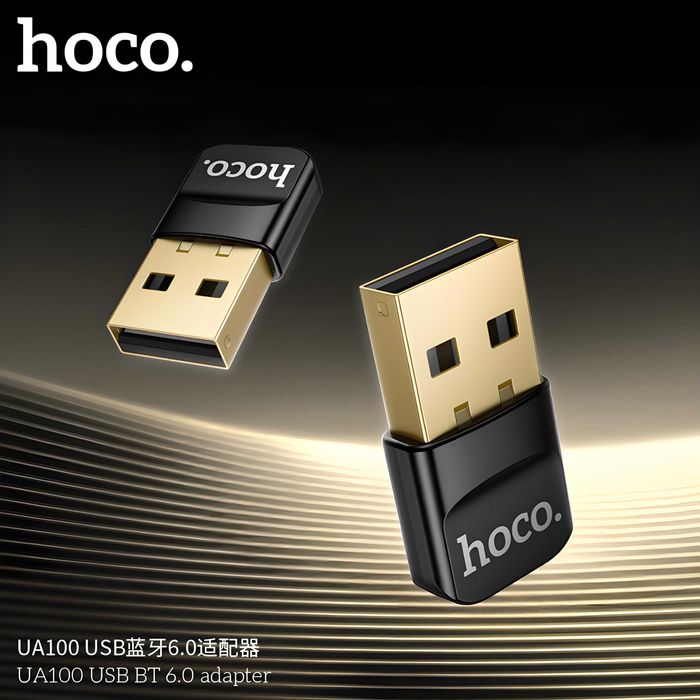 Hoco UA100 Adapter Usb to Bluetooth v6.0 multi-device speed 4.0 Mbps