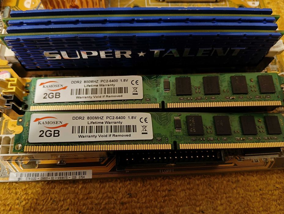 Дънна платка ASUS + CPU + RAM