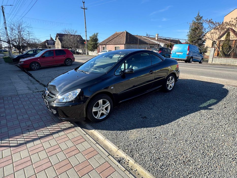 Peugeot 307 cc , cabrio , piele , 2004 , jante aluminiu , 2.0 benzina