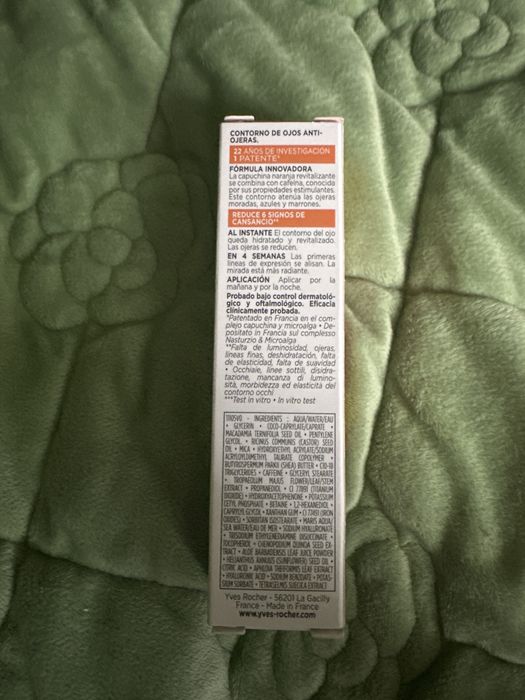 Yves Rocher glow energie anti cearcane
