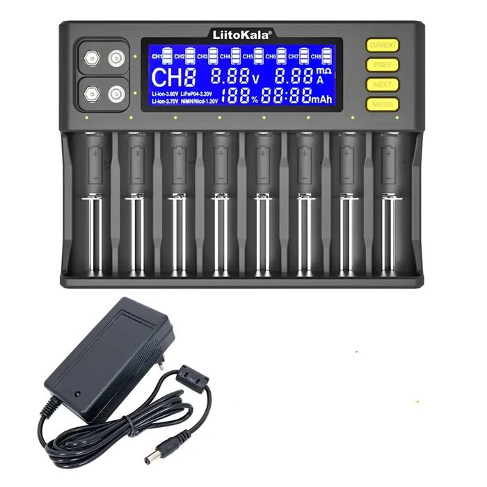 Liito-kalla Lii-8s Зарядное устройство для Литионных Аккумуляторов
