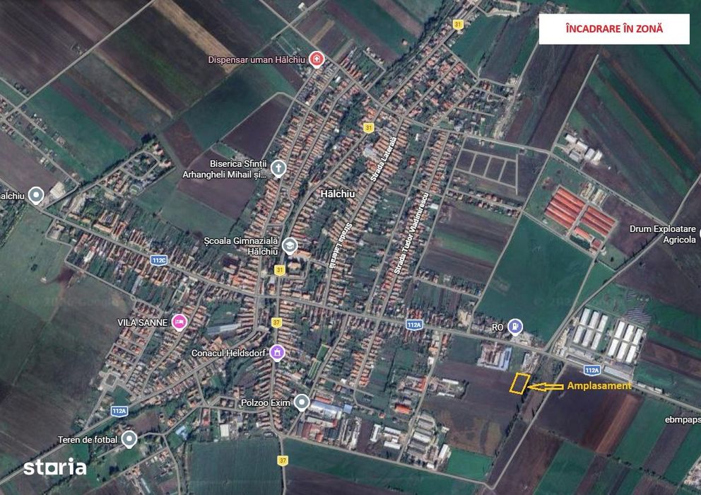 De vânzare teren intravilan în Hălchiu, 5000 mp